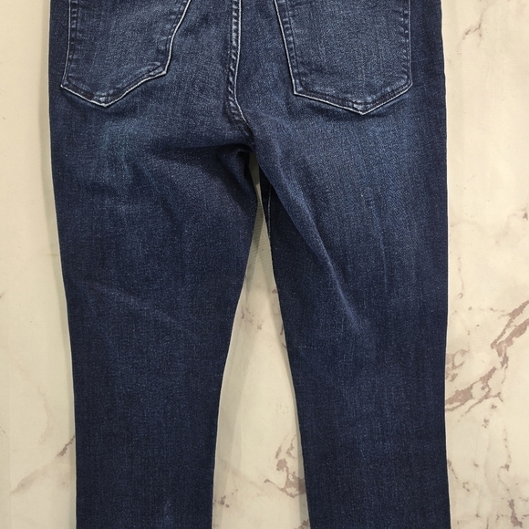 Good American Jeans Womens 4 27 High Rise Good Legs Denim Dark Wash Skinny - Picture 7 of 11